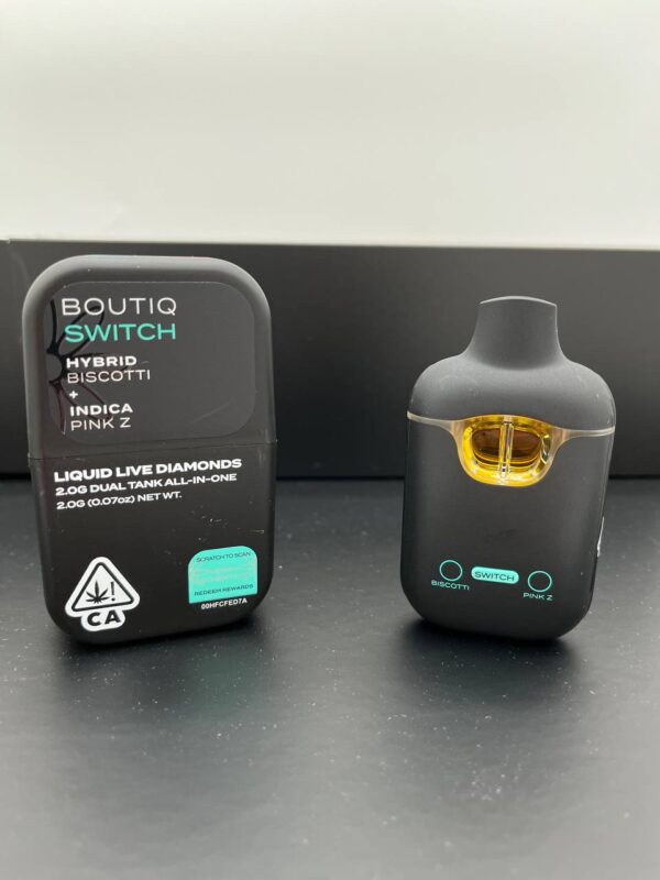 Boutiq Switch 2G Live Resin Disposables
